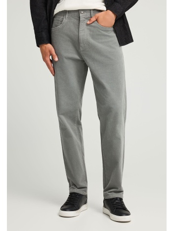 ανδρικό πεντάτσεπο μονόχρωμο παντελόνι