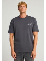 relaxed t-shirt με vintage τύπωμα στην πλάτη