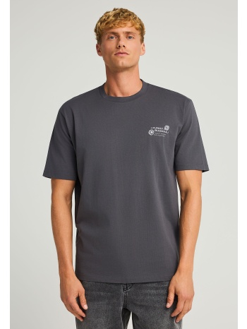 relaxed t-shirt με vintage τύπωμα στην πλάτη
