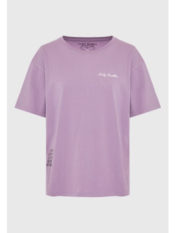 τ-shirt με τύπωμα στην πλάτη text artwork