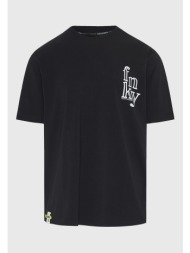 relaxed fit t-shirt με γραφικό τύπωμα στην πλάτη
