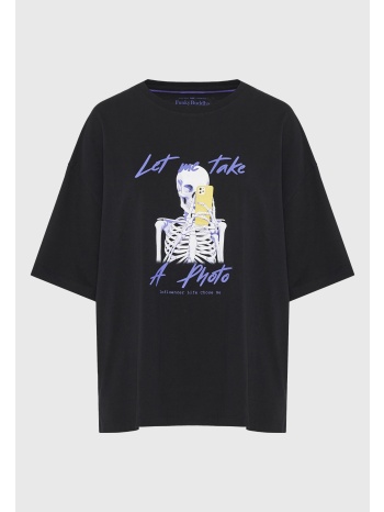 t-shirt με τύπωμα `let me take a photo`