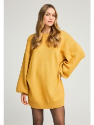 πλεκτό φόρεμα με ανοιχτή πλάτη