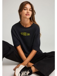 οversized t-shirt με τύπωμα “respect nature”