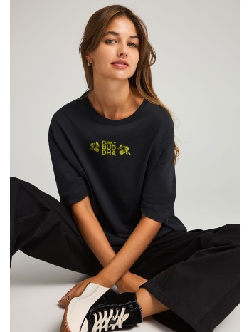 οversized t-shirt με τύπωμα “respect nature”