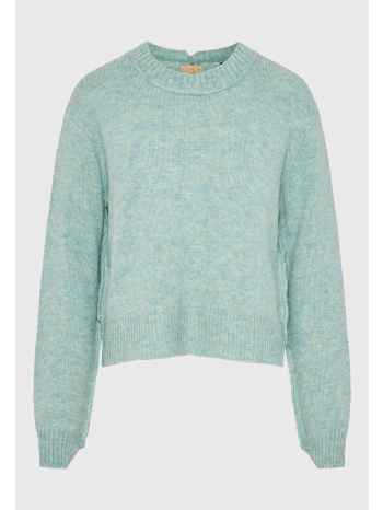 sustainable πλεκτή μπλούζα με τελείωμα rib