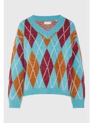 πλεκτό με ρόμβους