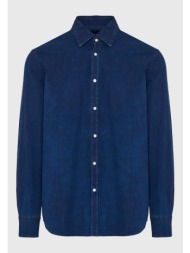 ανδρικό βαμβακερό μονόχρωμο πουκάμισο