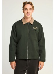 comfort fit ανδρικό μπουφάν με γιακά