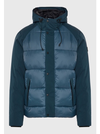 ανδρικό puffer μπουφάν με κουκούλα