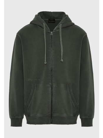 ανδρική φούτερ ζακέτα με κουκούλα