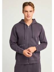 ανδρική φούτερ ζακέτα με κουκούλα