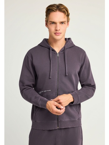 ανδρική φούτερ ζακέτα με κουκούλα