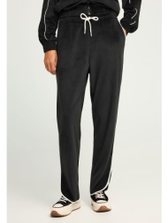 βελουτέ παντελόνι φόρμας με ρίγα