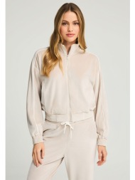 βελουτέ ζακέτα με ρίγα