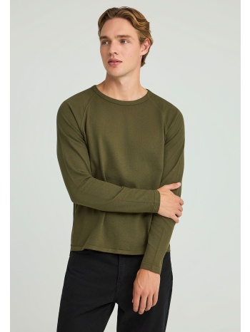 regular fit t-shirt με raw edges