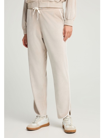 βελουτέ παντελόνι φόρμας με ρίγα