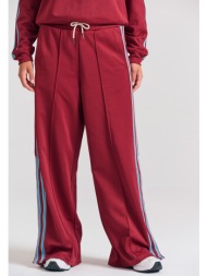 wide leg παντελόνι φόρμας με ρίγα