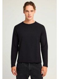 regular fit t-shirt με raw edges