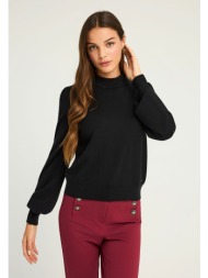 γυναικείο πλεκτό με bishop μανίκια