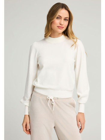 γυναικείο πλεκτό με bishop μανίκια