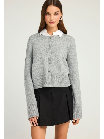 πλεκτή ζακέτα με κουμπιά