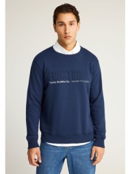 ανδρικό φούτερ λαιμόκοψη με τυπωμένο logo