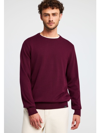 essential πλεκτή βαμβακερή μπλούζα garage 55