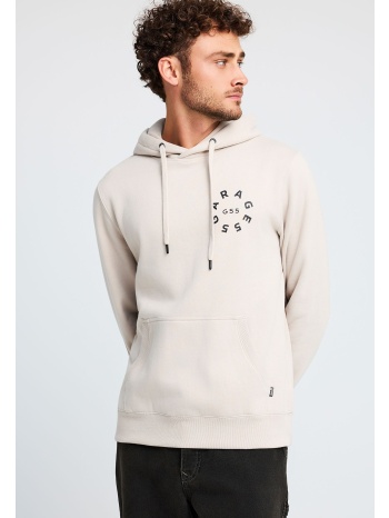 ανδρικό φούτερ με κουκούλα και τύπωμα στην πλάτη garage 55