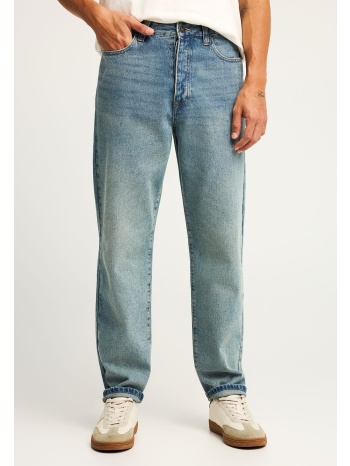 loose fit τζιν παντελόνι με washed effects