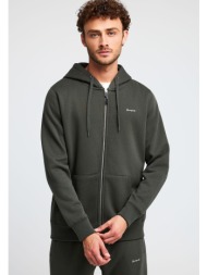 ανδρική ζακέτα φούτερ με logo στο στήθος garage 55