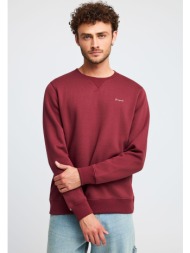 φούτερ λαιμόκοψη με τύπωμα garage 55