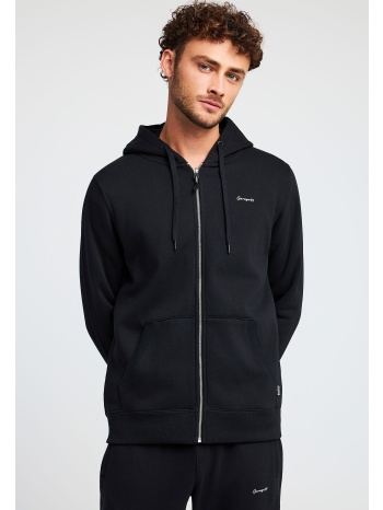 ανδρική ζακέτα φούτερ με logo στο στήθος garage 55