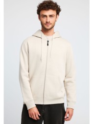 ανδρική ζακέτα φούτερ με logo στο στήθος garage 55