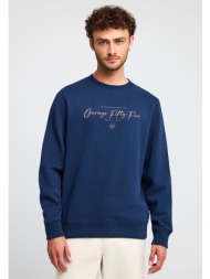 φούτερ λαιμόκοψη με τύπωμα garage 55