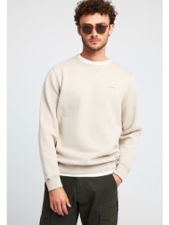 φούτερ λαιμόκοψη με τύπωμα garage 55