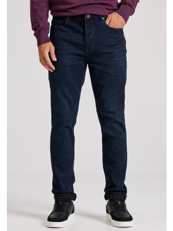 slim tapered fit τζιν παντελόνι με whisker details