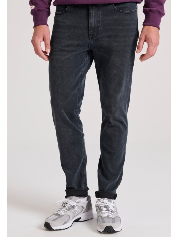 slim fit τζιν παντελόνι με ελαφρύ ξεθώριασμα
