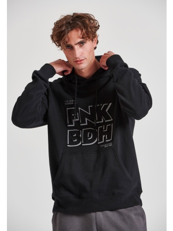 relaxed fit φούτερ με embossed τύπωμα στο στήθος