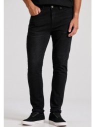slim fit τζιν παντελόνι με whisker details