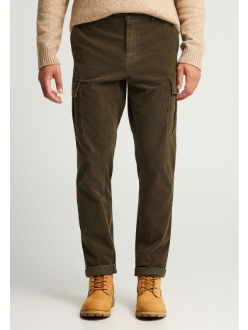 ανδρικό loose fit κοτλέ cargo παντελόνι