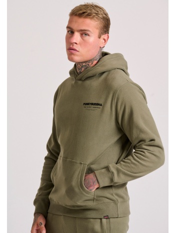 relaxed fit φούτερ με τύπωμα στην πλάτη