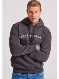 φούτερ με κουκούλα και 3d branded τύπωμα