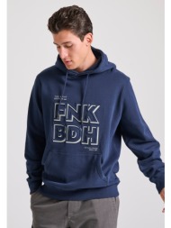 relaxed fit φούτερ με embossed τύπωμα στο στήθος