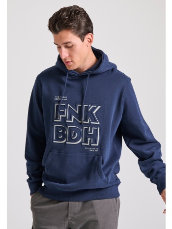 relaxed fit φούτερ με embossed τύπωμα στο στήθος