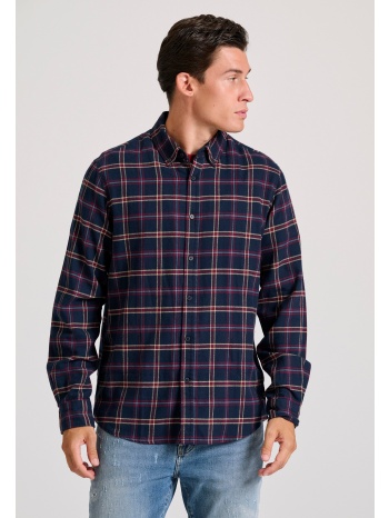 ανδρικό καρό flannel πουκάμισο