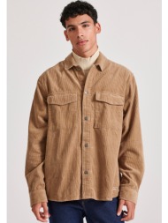 overshirt casual κοτλέ πουκάμισο