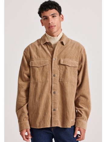 overshirt casual κοτλέ πουκάμισο