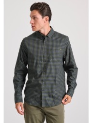 ανδρικό καρό πουκάμισο με τσέπη