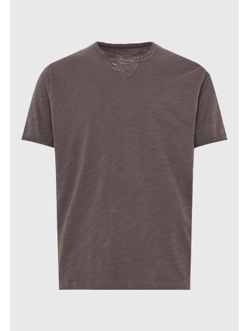 ανδρικό βαμβακερό t-shirt με v-neck - the essentials